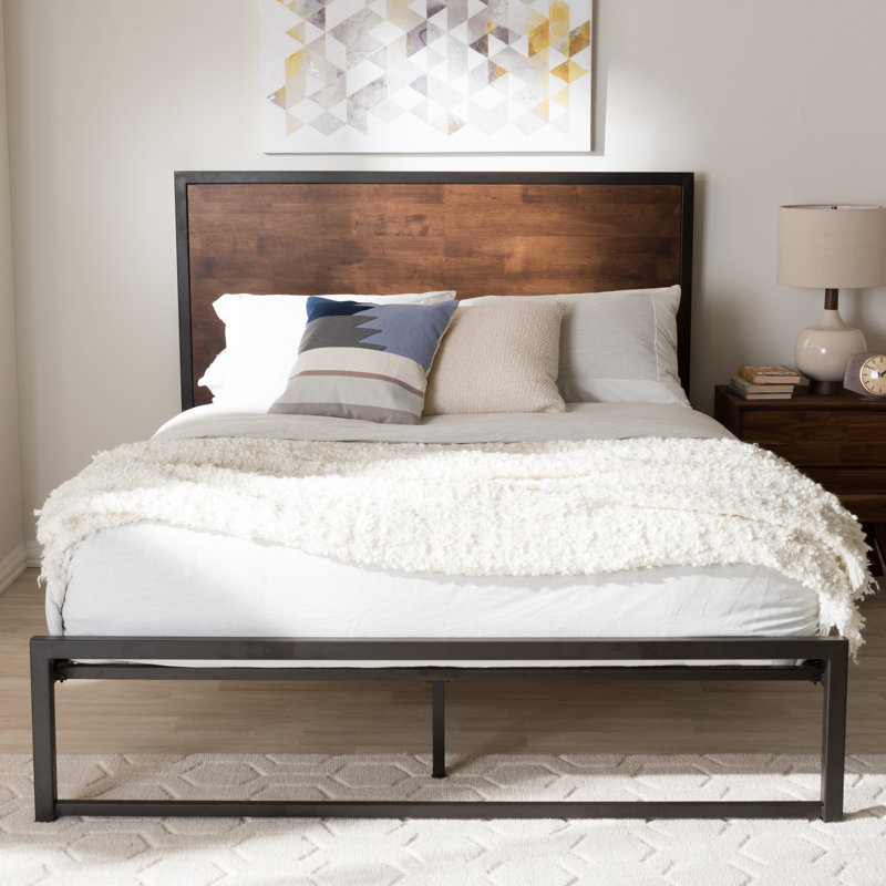 Union Rustic Nadolski Rustic Industrial Platform Bed & Reviews Wayfair